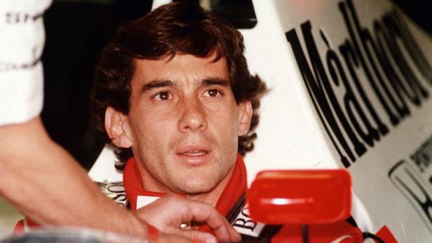 Ayrton Senna während seiner Zeit bei McLaren