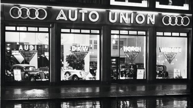 Vor dem Zweiten Weltkrieg war die Auto-Union, bestehend aus Audi, Horch, DKW und Wanderer noch der zweitgrößte Autohersteller Deutschlands. Mitte der 60er Jahre wurde sie von Volkswagen übernommen.