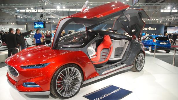 Ford präsentiert in Wien das futuristische Conceptcar Evos.