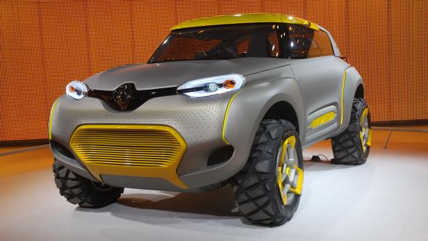 Renault nutzte die Auto Expo um erstmals in der Geschichte des Unternehmens die Weltpremiere einer Design-Studie außerhalb Europas zu zelebrieren