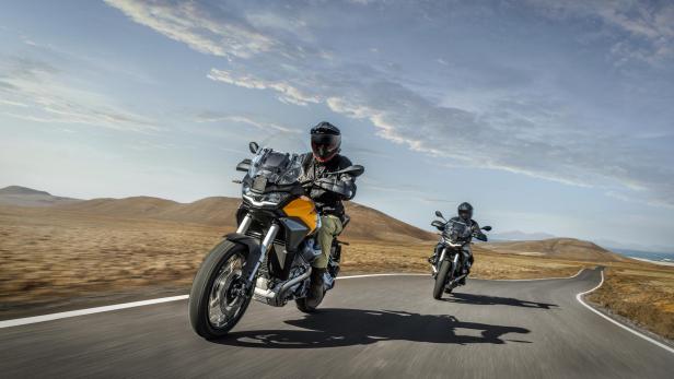 Seit Mitte März erhältlich: Moto Guzzis neue sportliche Reiseenduro Stelvio macht Lust auf den Saisonstart.