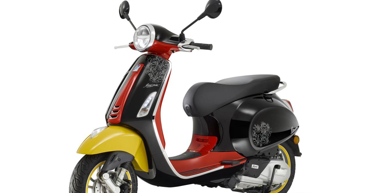 Will the hornet become a cute mouse?  The new Disney Vespa is here