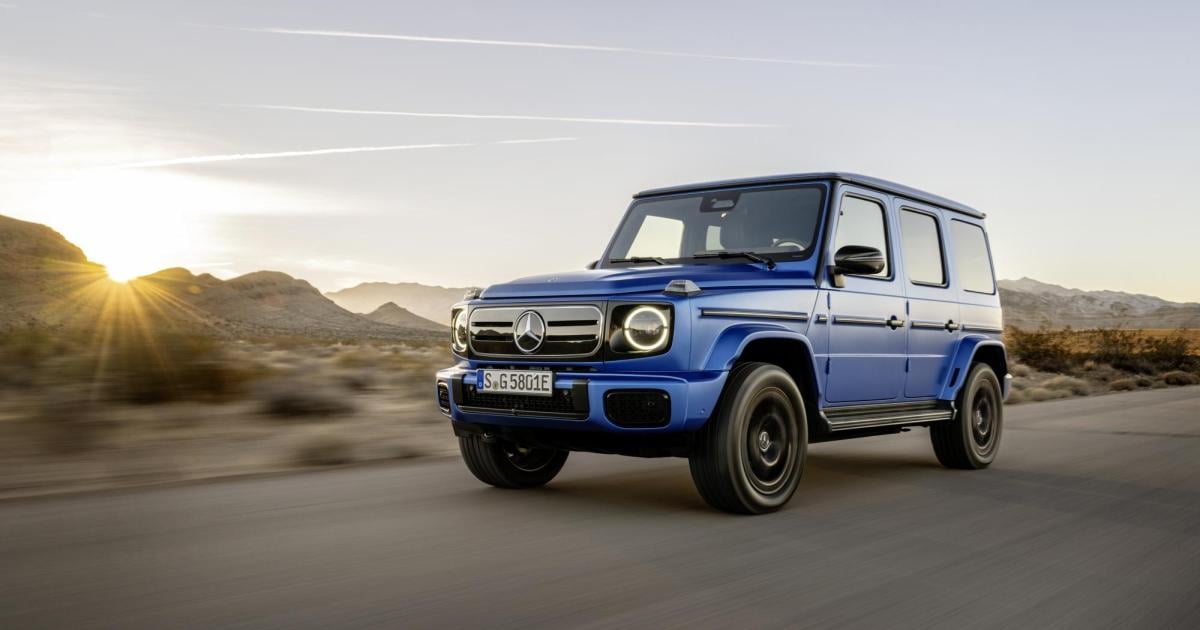 Mercedes G580 with EQ technology: The G-Class has become electric